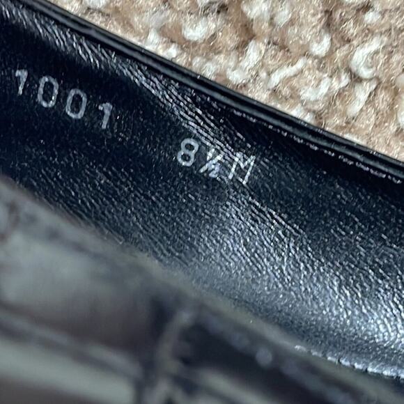 AQUATALIA  MARCELLA CROC EMBOSSED‎  BLACK FLATS SIZE 8.5 - Picture 9 of 10